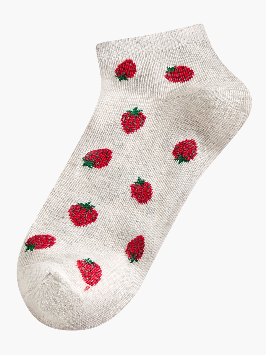 Pack of 7 Baby Girls Printed Socks