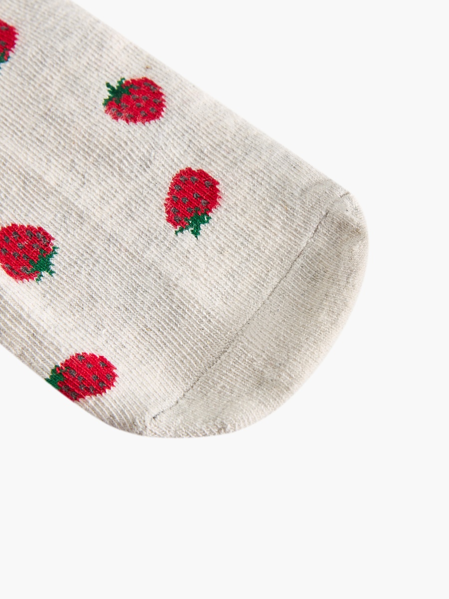 Pack of 7 Baby Girls Printed Socks