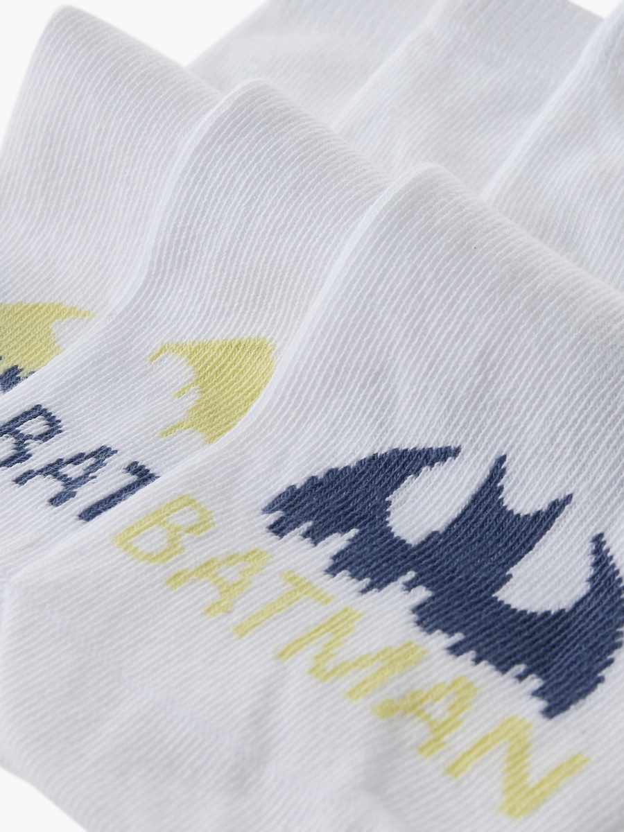 Pack of 3 Boys Socks with Batman Print