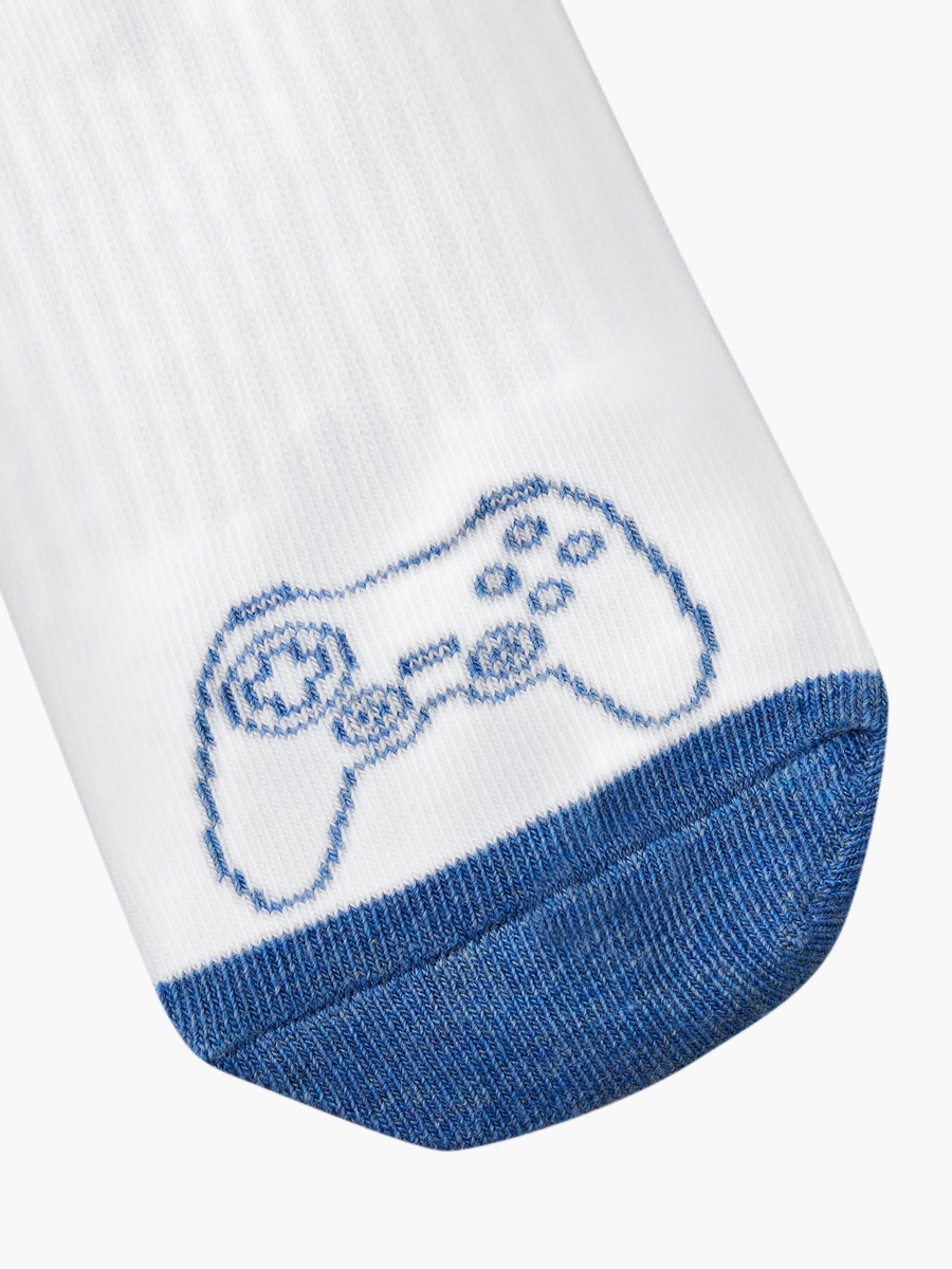 Pack of 3 Boys Socks with Varsity Print
