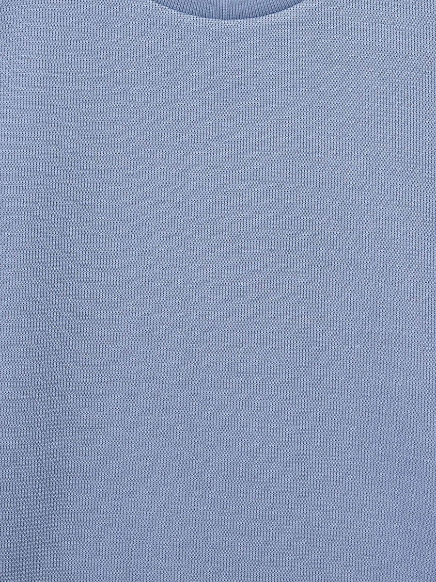 Crew Neck Short Sleeves T-Shirt and Shorts Set with Textured Design