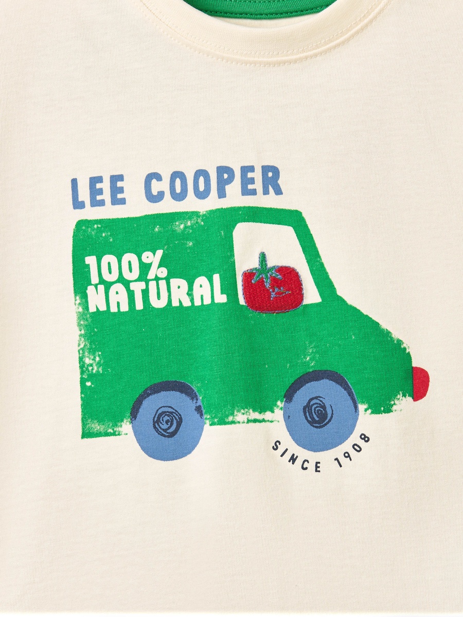 Crew Neck Short Sleeves T-Shirt and Shorts Set with Graphic Print