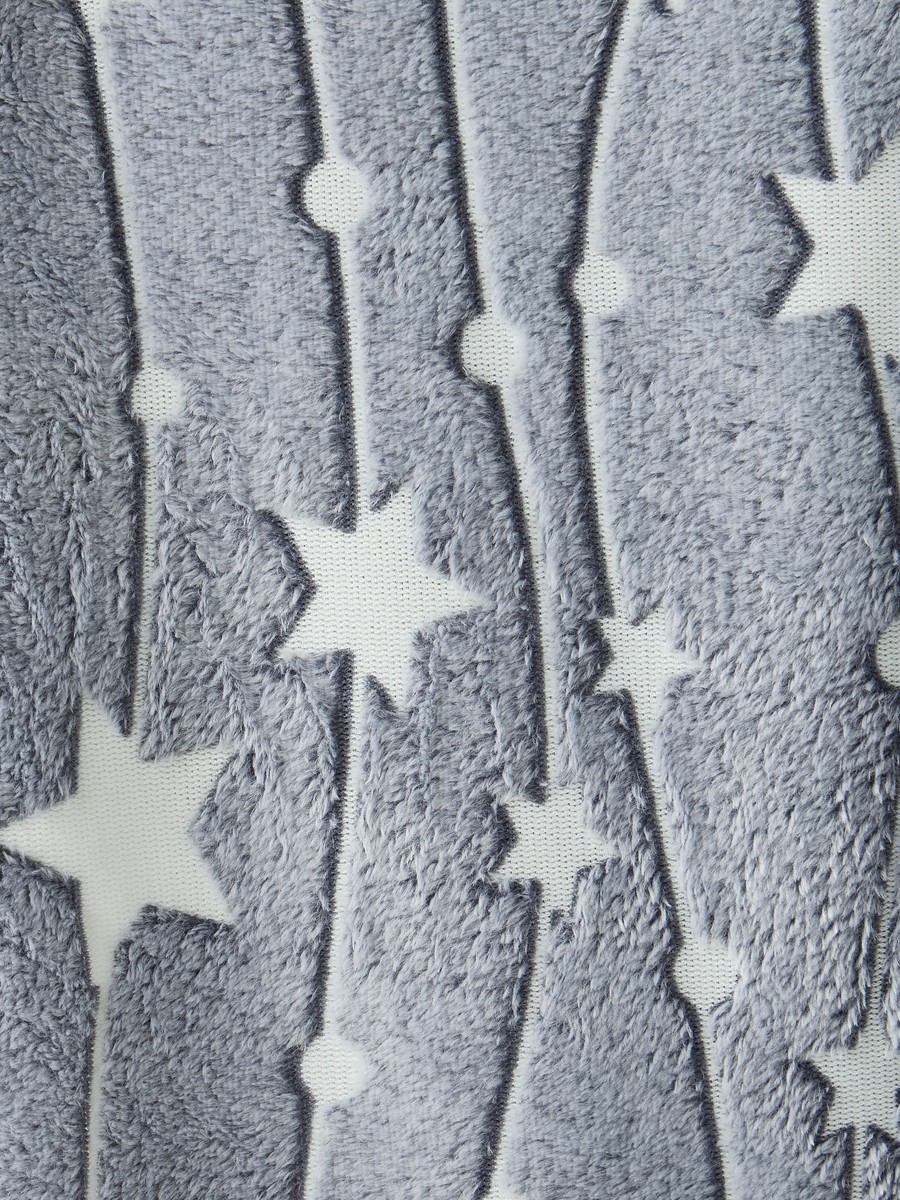 Raschel Blanket with Glow in the Dark Stars Print, 150x200 cm
