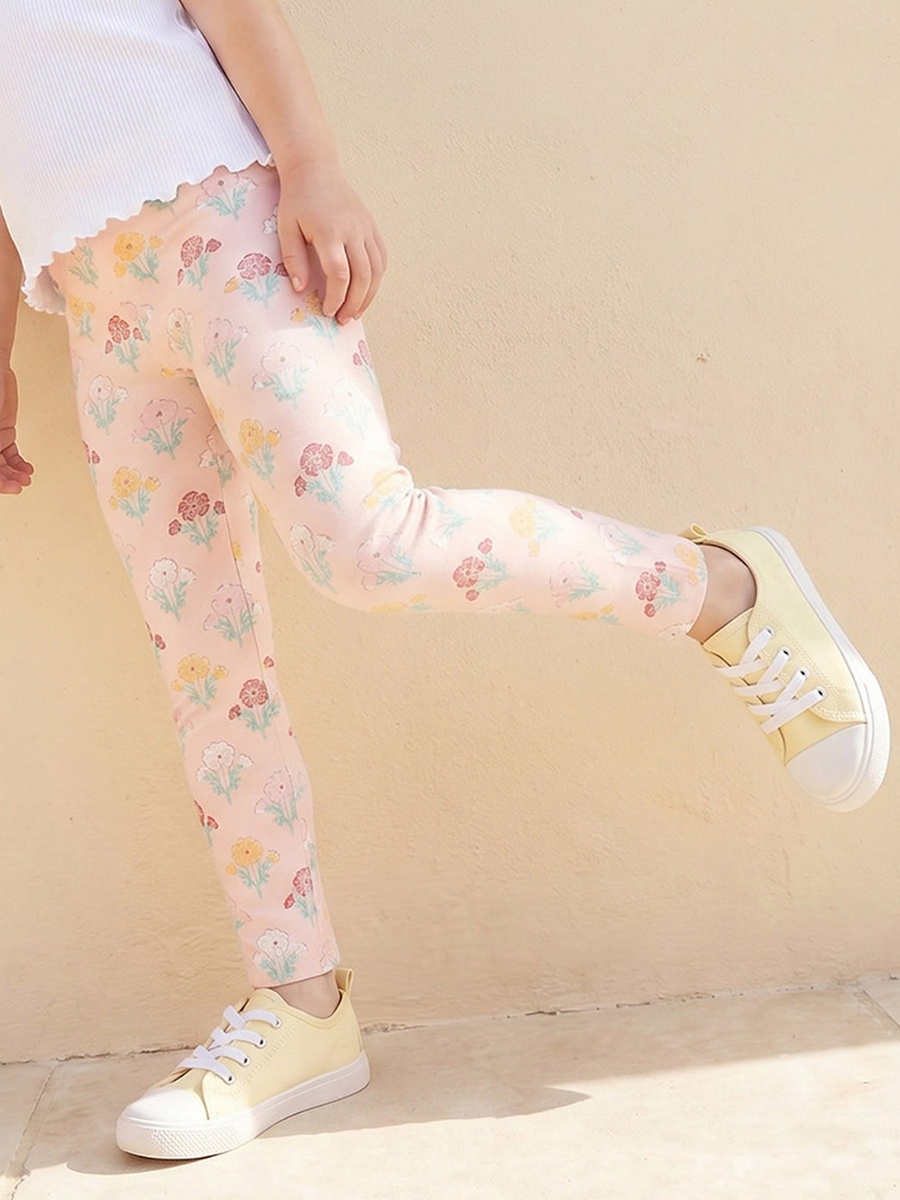 Pack of 2 Leggings with Elasticated Waist