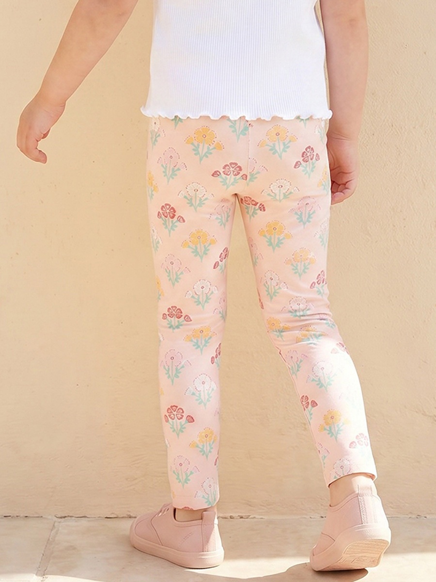 Pack of 2 Leggings with Elasticated Waist