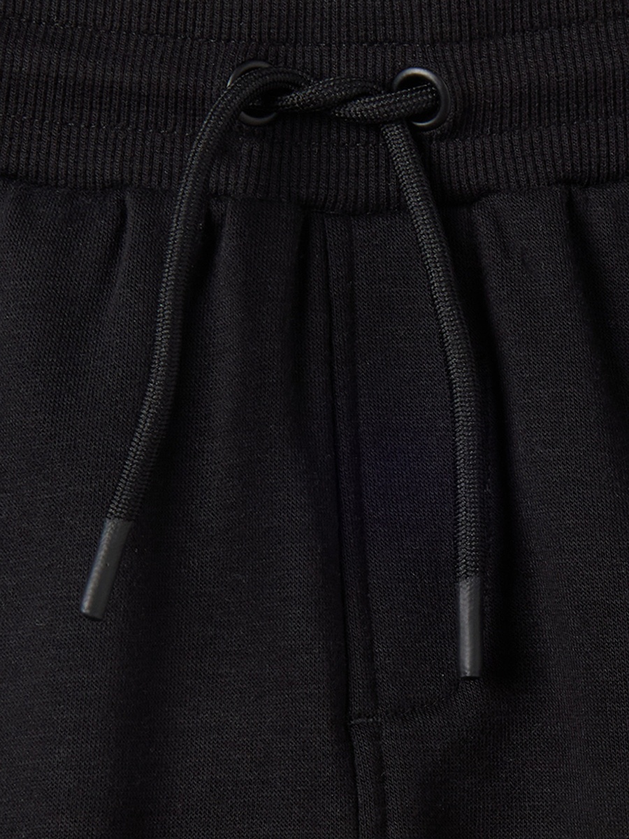 Elasticated Drawstring Waist Joggers with Logo Print