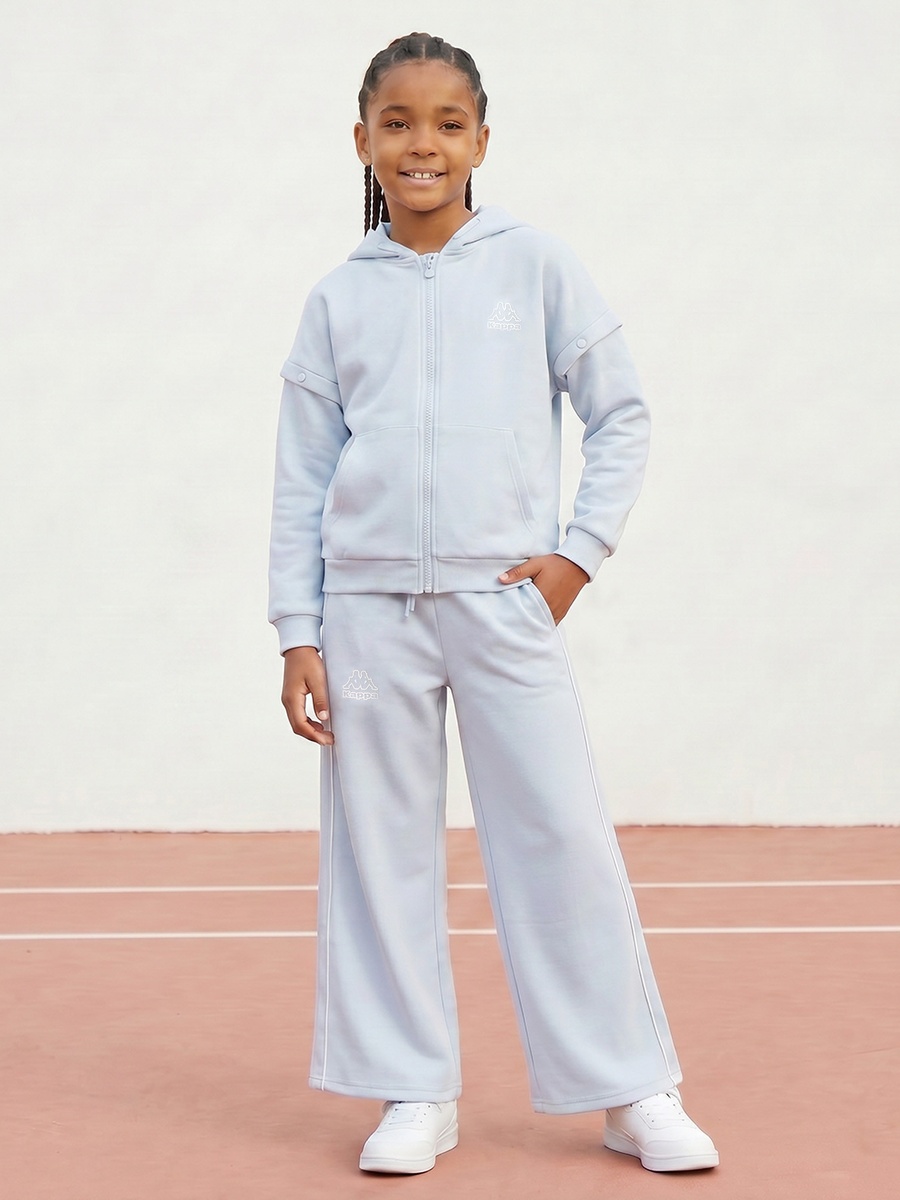 Elasticated Drawstring Closure Track Pants with Piping Detail