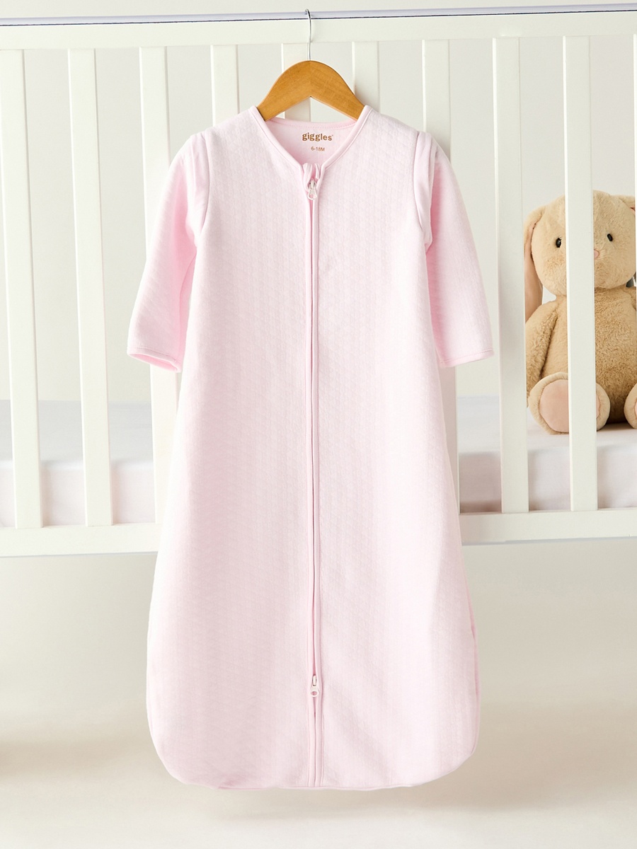 Cotton Sleeping Bag with Removable Sleeves, 70 cm
