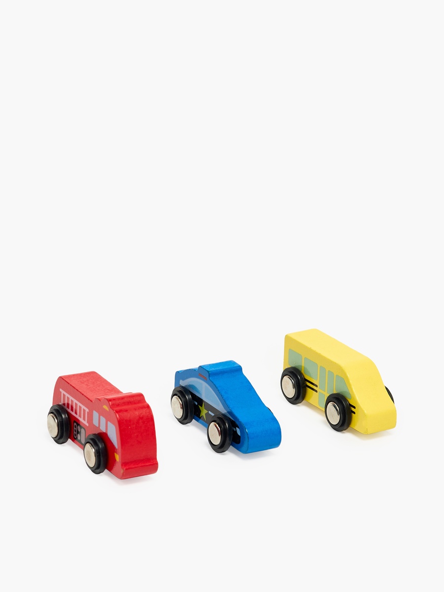 40-Piece Wooden City Building Blocks Playset