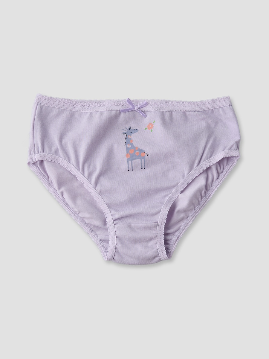 Pack of 5 Cotton Briefs with Assorted Print