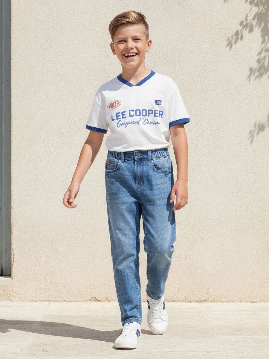 Mid-Rise Jeans with Pockets