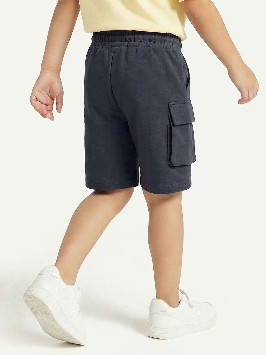 Knee Length Elasticated Drawstring Waist Shorts with Avengers Print