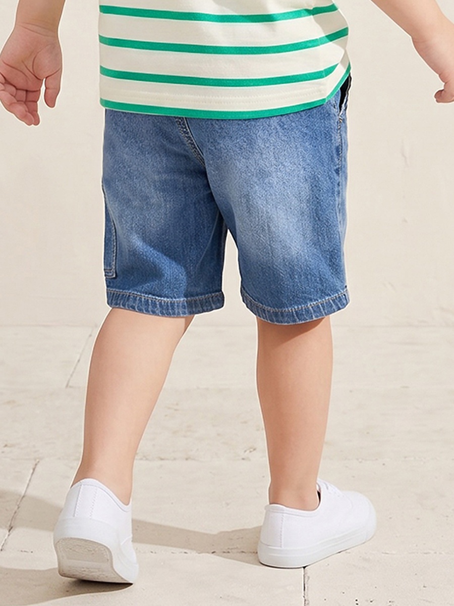 Shorts with Elasticated Drawstring Waist