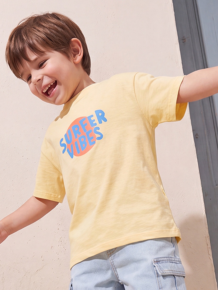 Pack of 2 Crew Neck Short Sleeves T-Shirt with Assorted Design