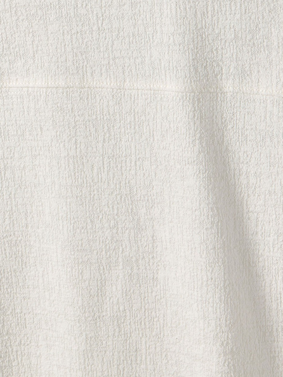 Crew Neck Short Sleeves T-Shirt with Textured Detail