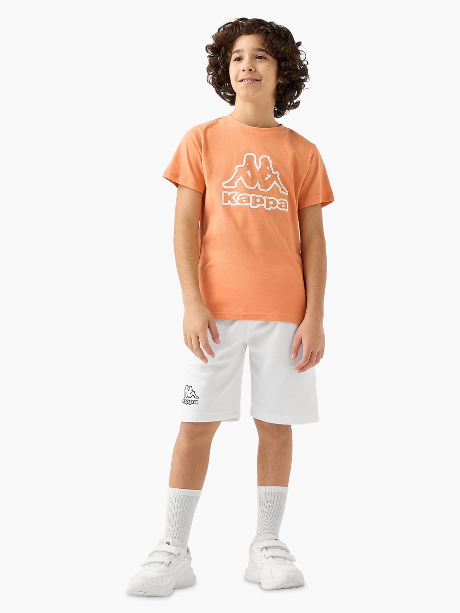 Crew Neck Short Sleeves T-Shirt with Logo Print