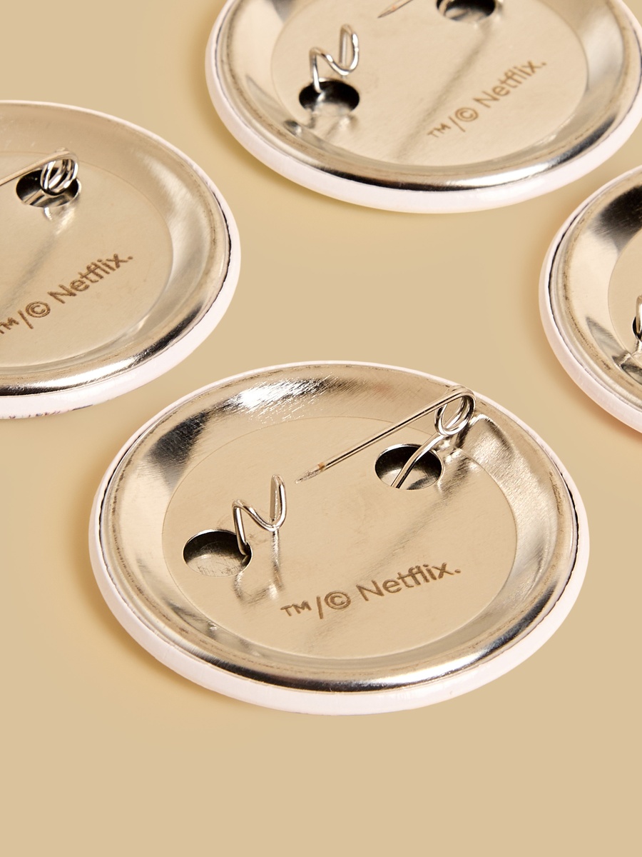 Pack of 4 - KPop Demon Hunters Print Brooch