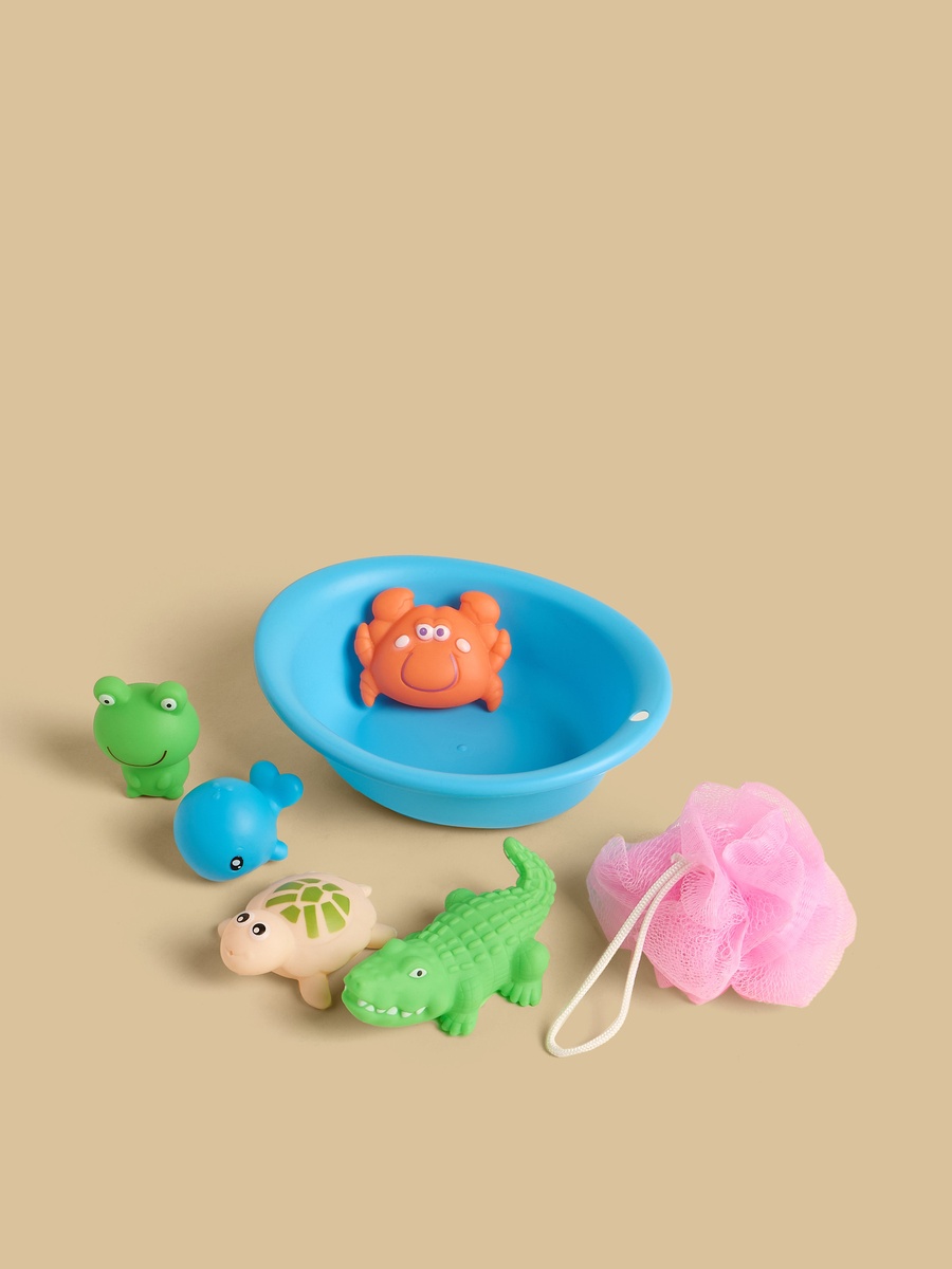 Assorted 7-Piece Bath Toy Set