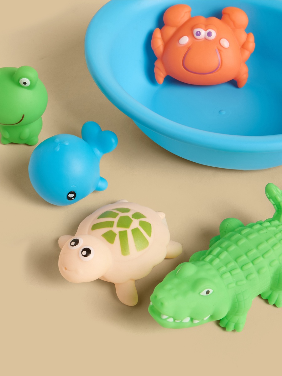 Assorted 7-Piece Bath Toy Set