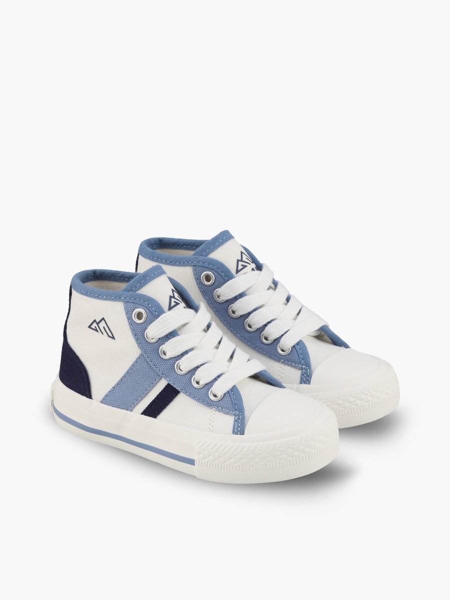 Boys Colourblock Lace-Up Ankle Sneakers