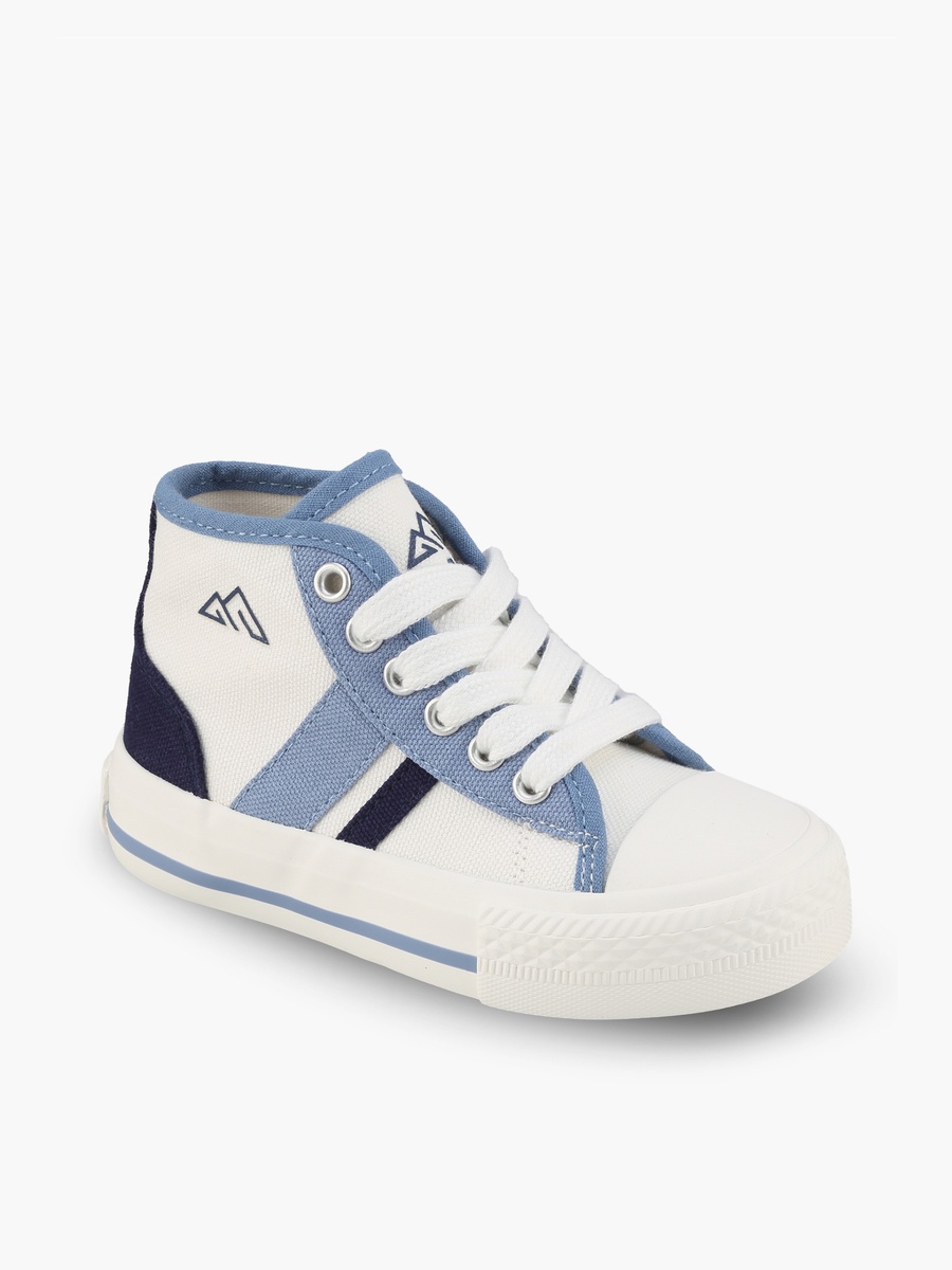 Boys Colourblock Lace-Up Ankle Sneakers
