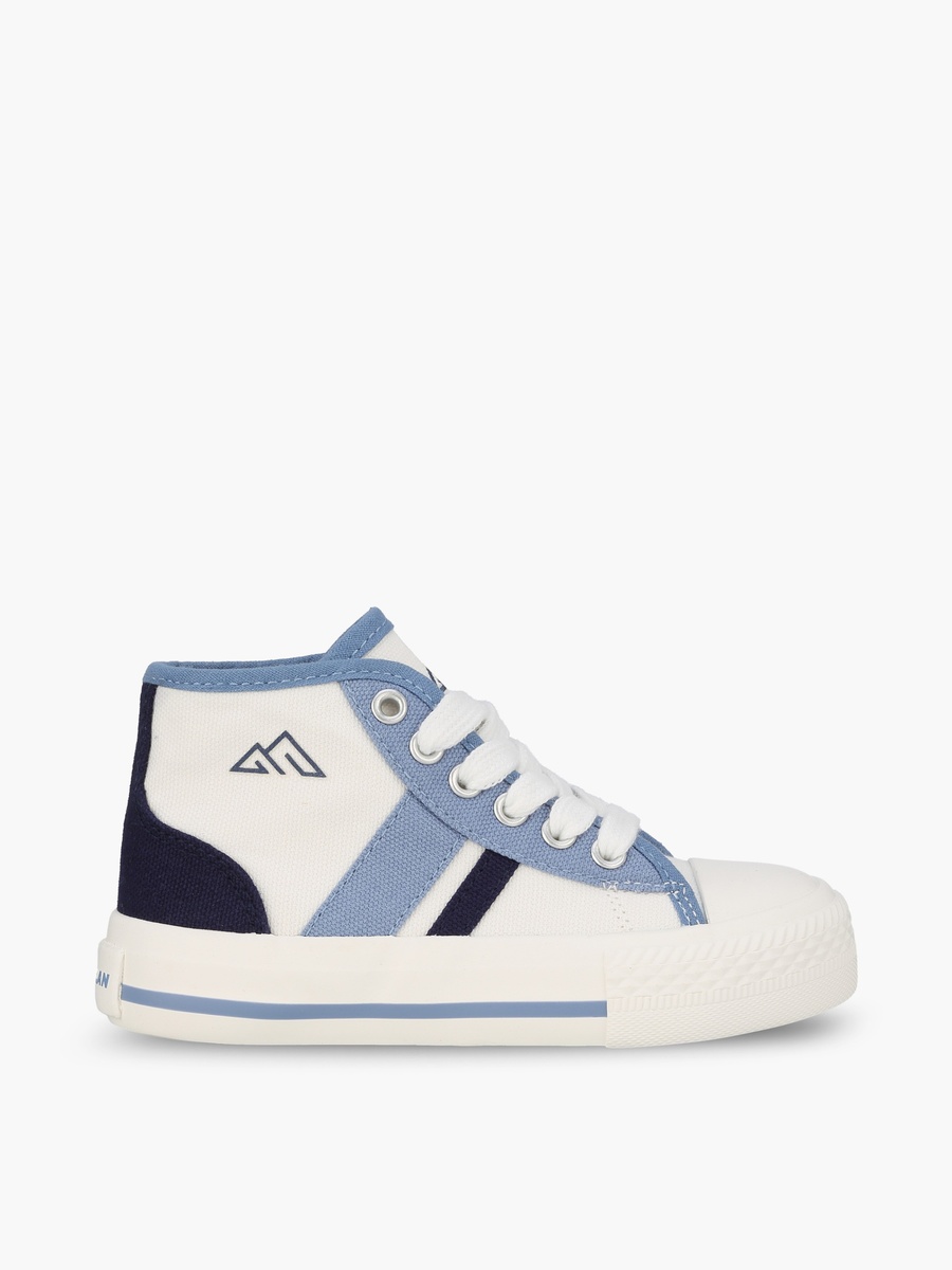 Boys Colourblock Lace-Up Ankle Sneakers