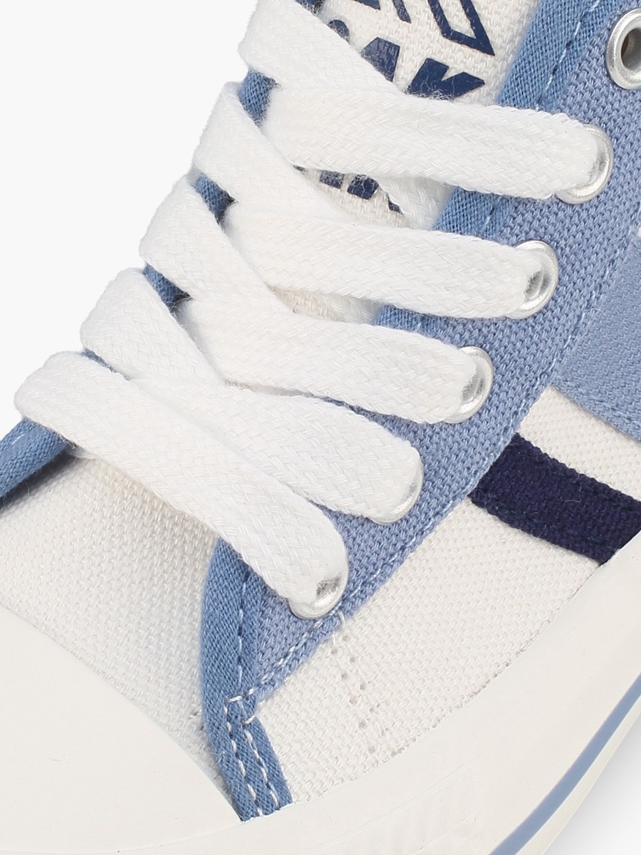 Boys Colourblock Lace-Up Ankle Sneakers
