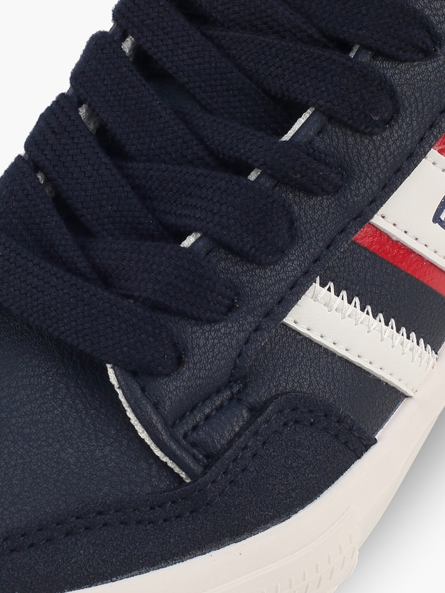 Boys Logo Print Lace-Up Ankle Sneakers
