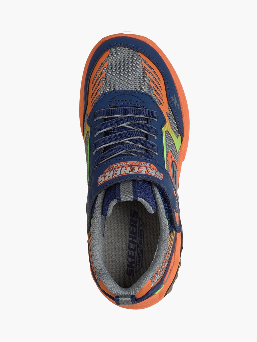 Boys LIGHT STORM 3 Hook and Loop Ankle Sneakers