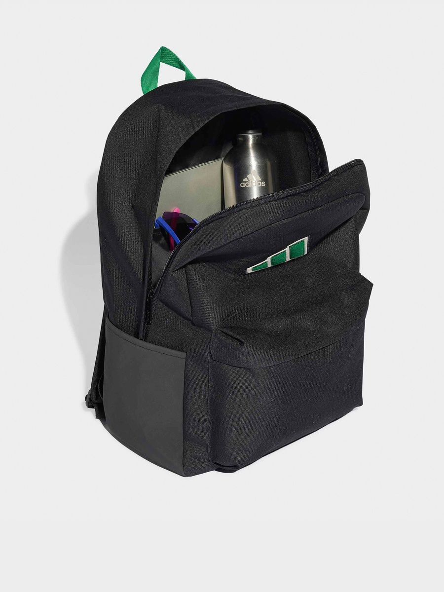 Logo Print Backpack with Padded Strap - 27 L