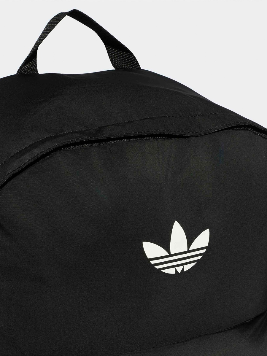 Logo Print Backpack with Front Pocket - 26 L