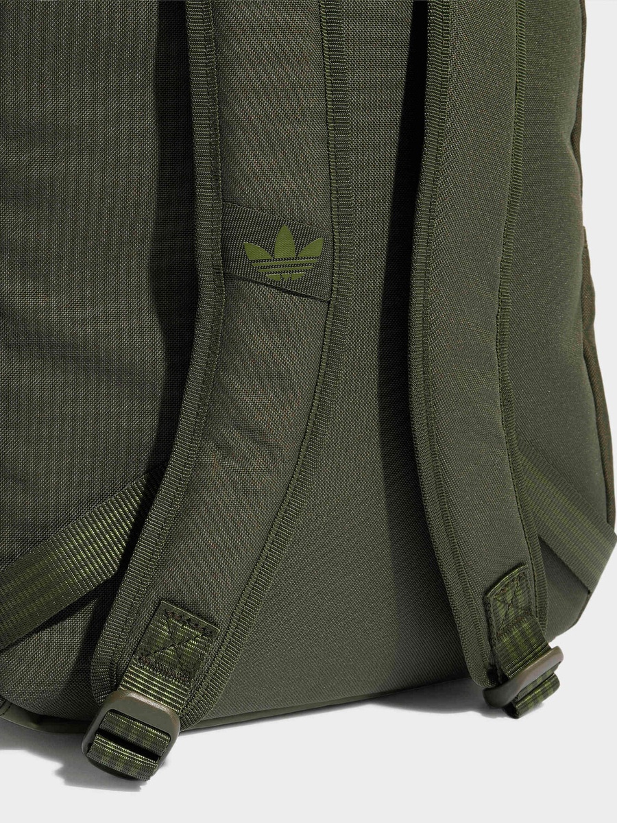 Logo Print Backpack with Padded Strap - 21 L