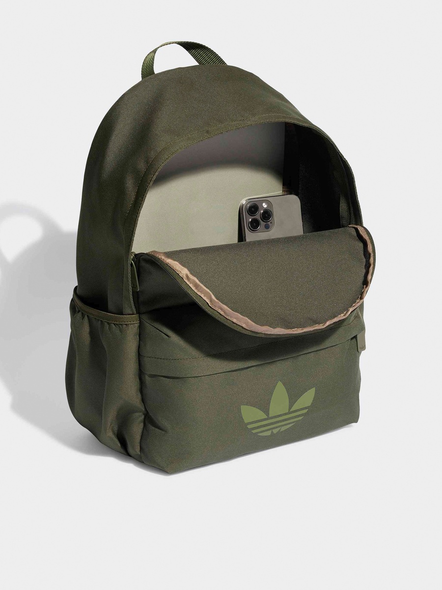 Logo Print Backpack with Padded Strap - 21 L