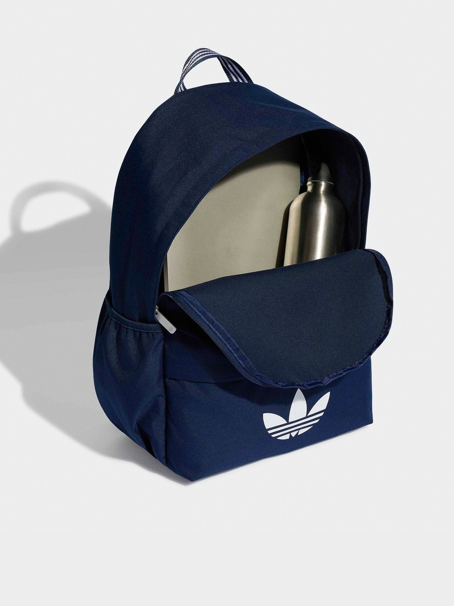 Logo Print Backpack with Padded Strap - 21 L