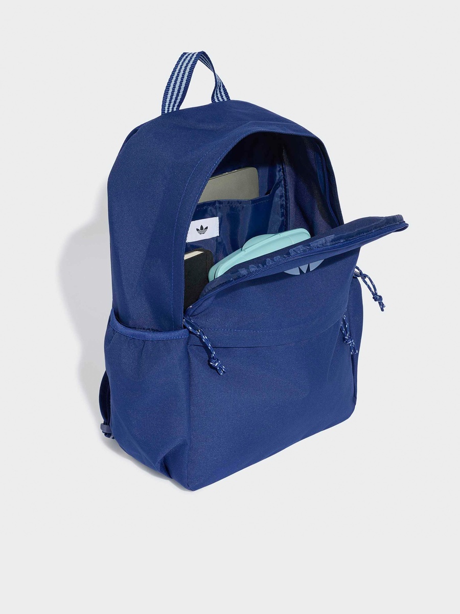 Logo Print Backpack with Pencil Pouch - 17 L