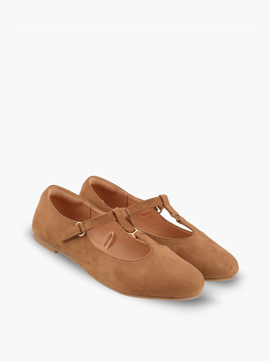 Girls Metallic Accent Mary Jane Shoes