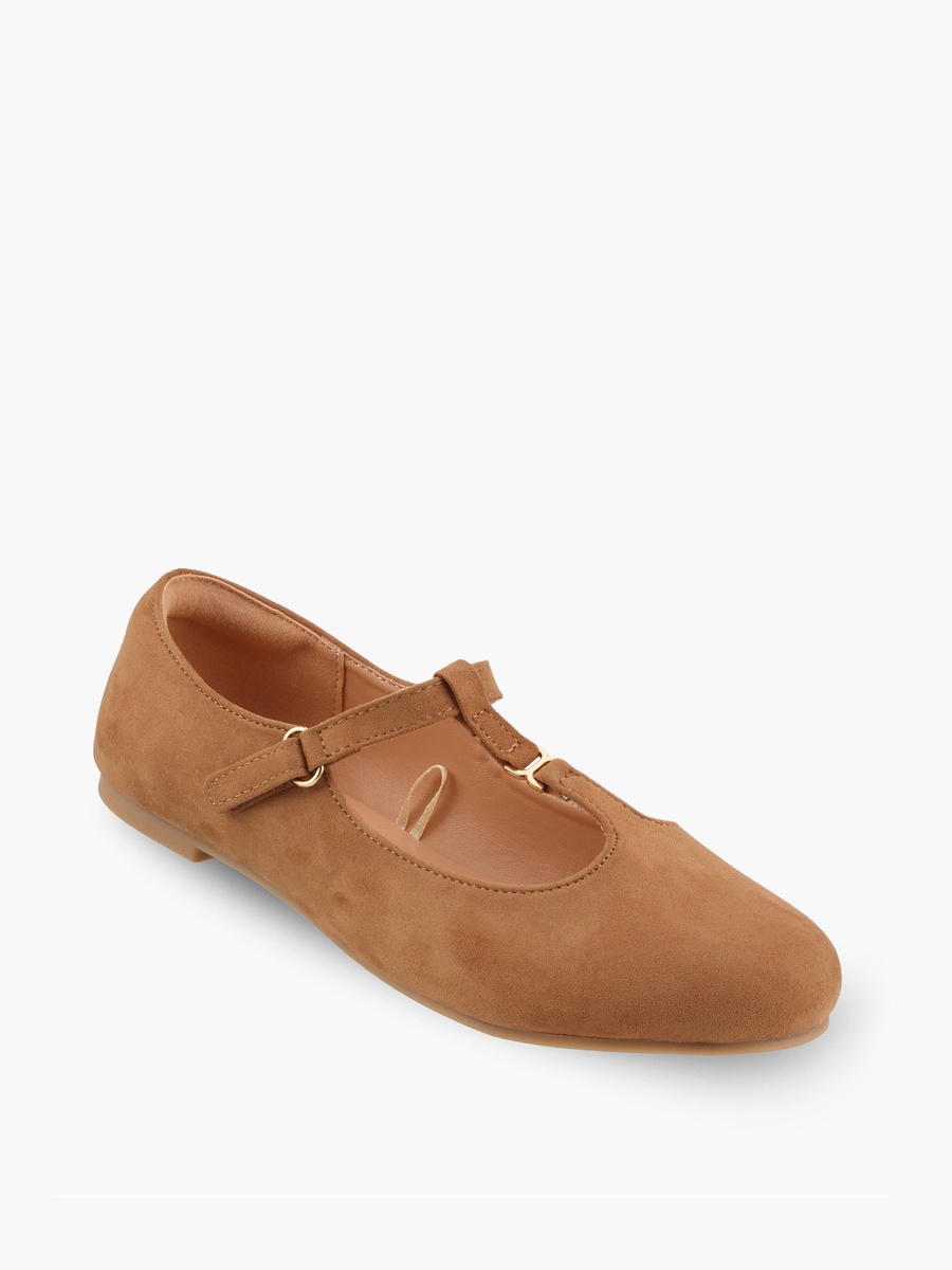 Girls Metallic Accent Mary Jane Shoes