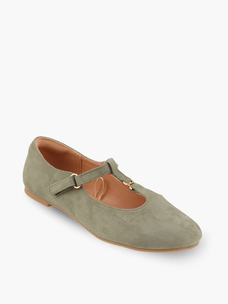 Girls Metallic Accent Mary Jane Shoes
