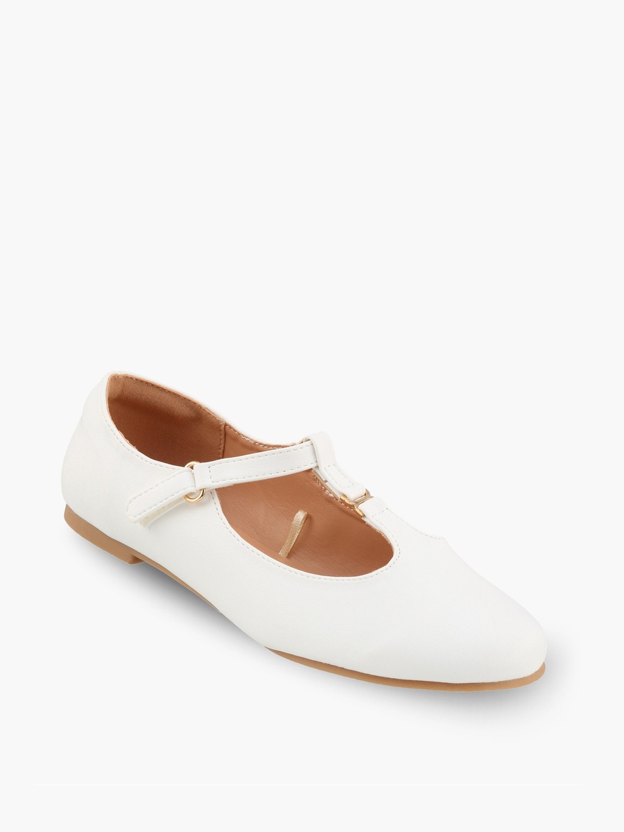 Girls Metallic Accent Mary Jane Shoes