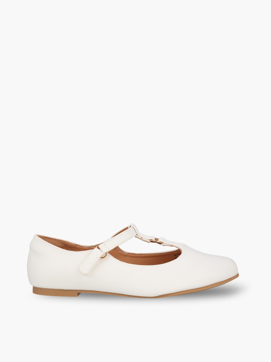Girls Metallic Accent Mary Jane Shoes