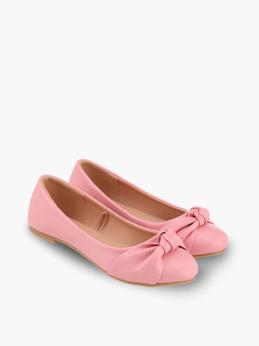Girls Knotted Ballerina Shoes