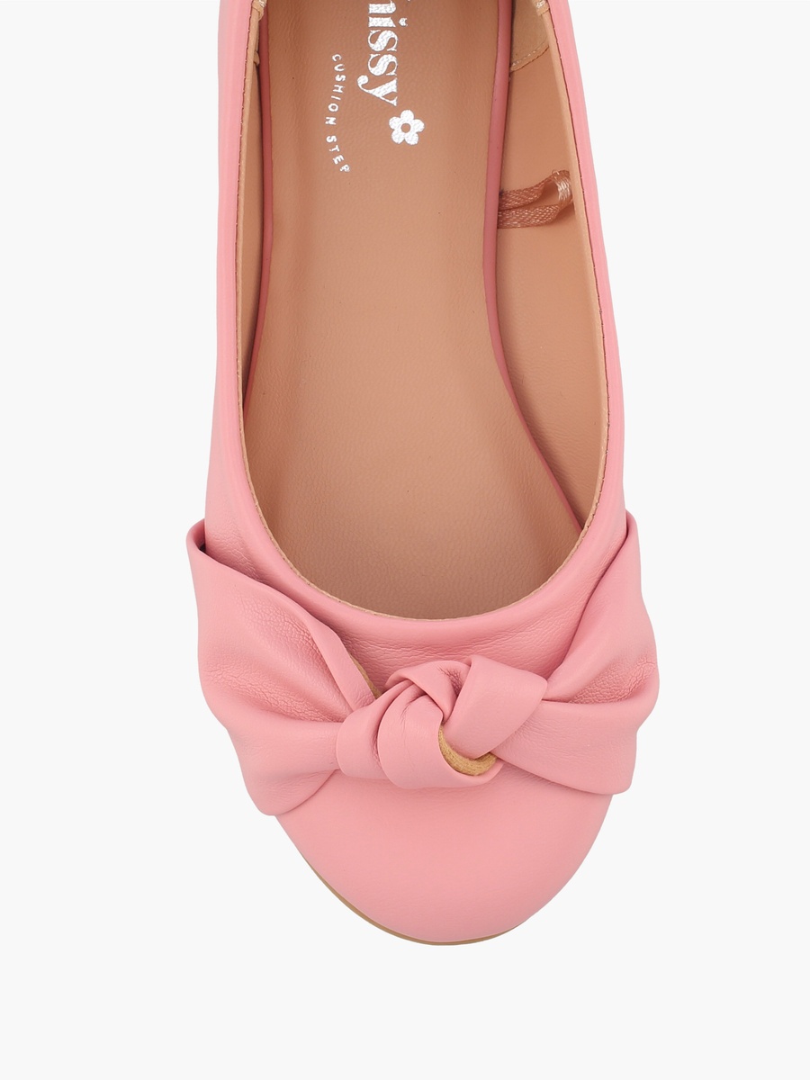 Girls Knotted Ballerina Shoes