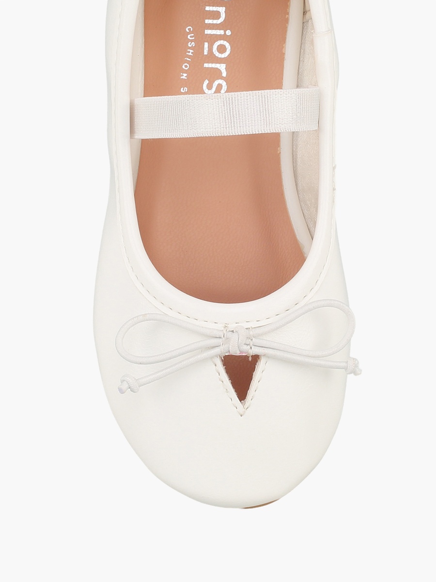 Girls Bow Accent Ballerina Shoes
