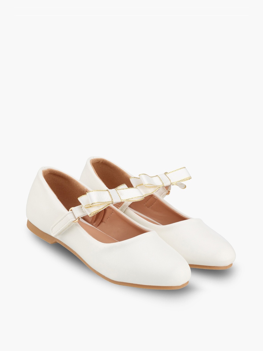 Girls Bow Accent Mary Jane Shoes