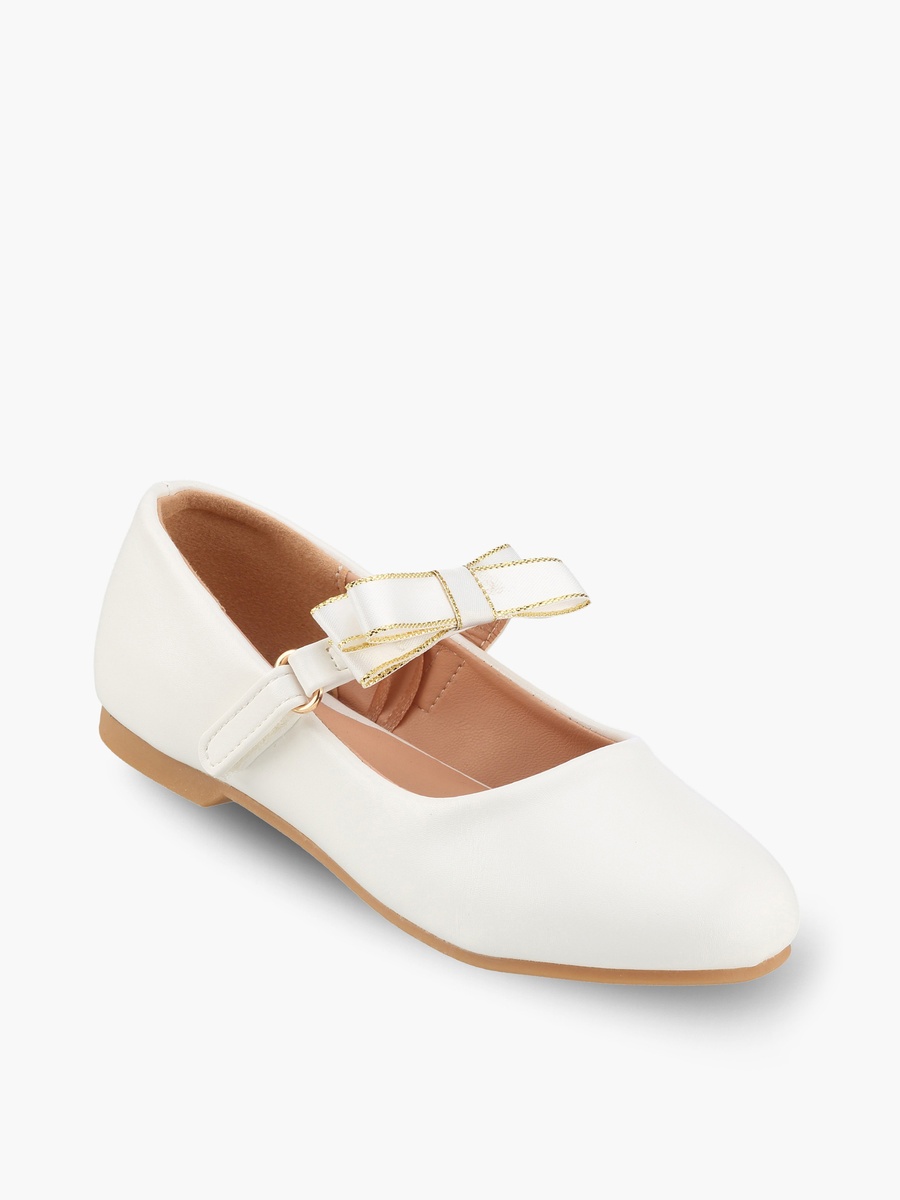 Girls Bow Accent Mary Jane Shoes