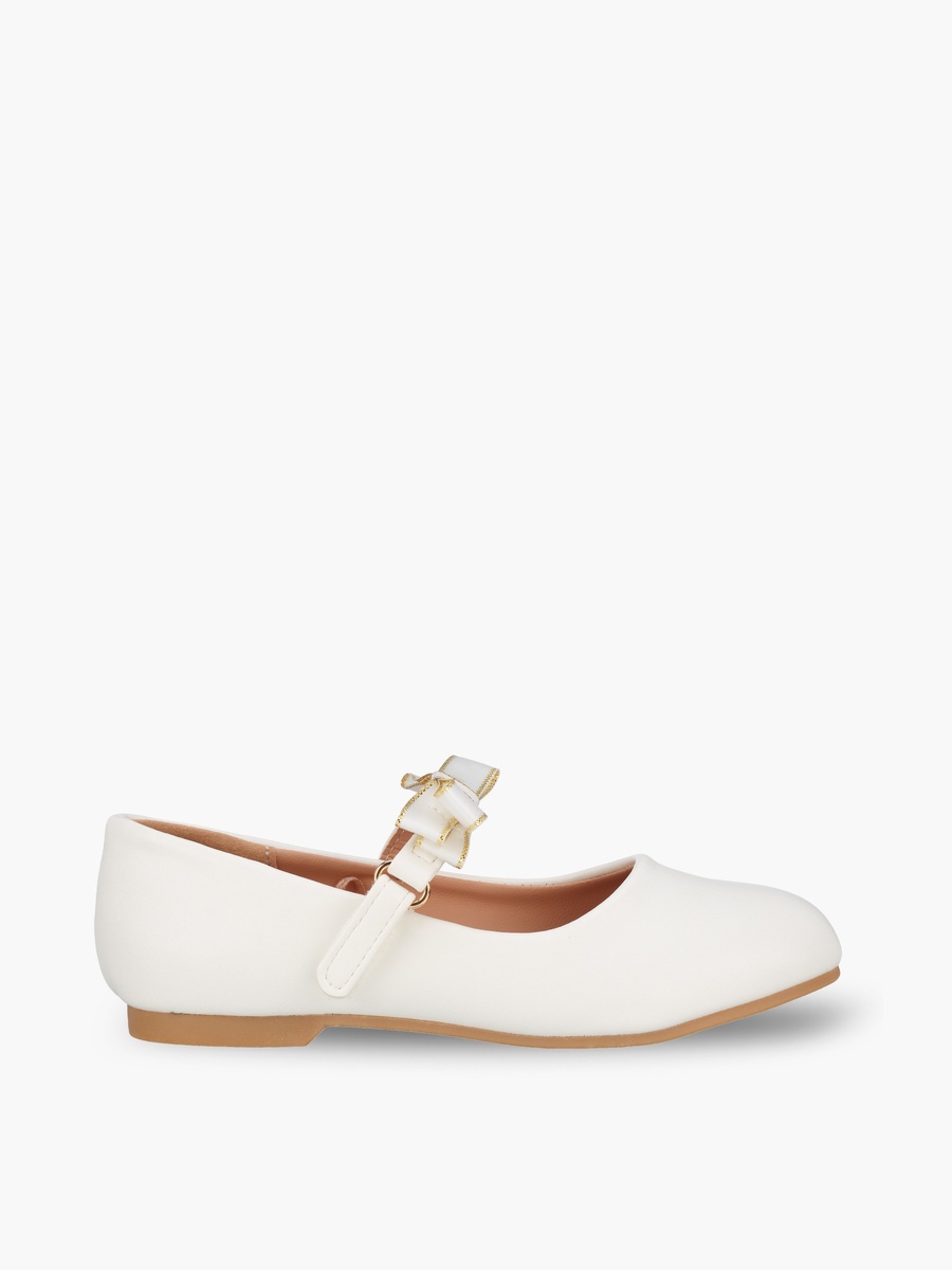 Girls Bow Accent Mary Jane Shoes