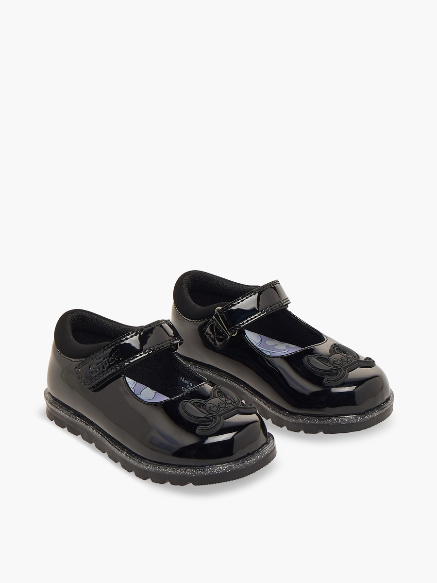 Girls Stitch Mary Jane School Shoes
