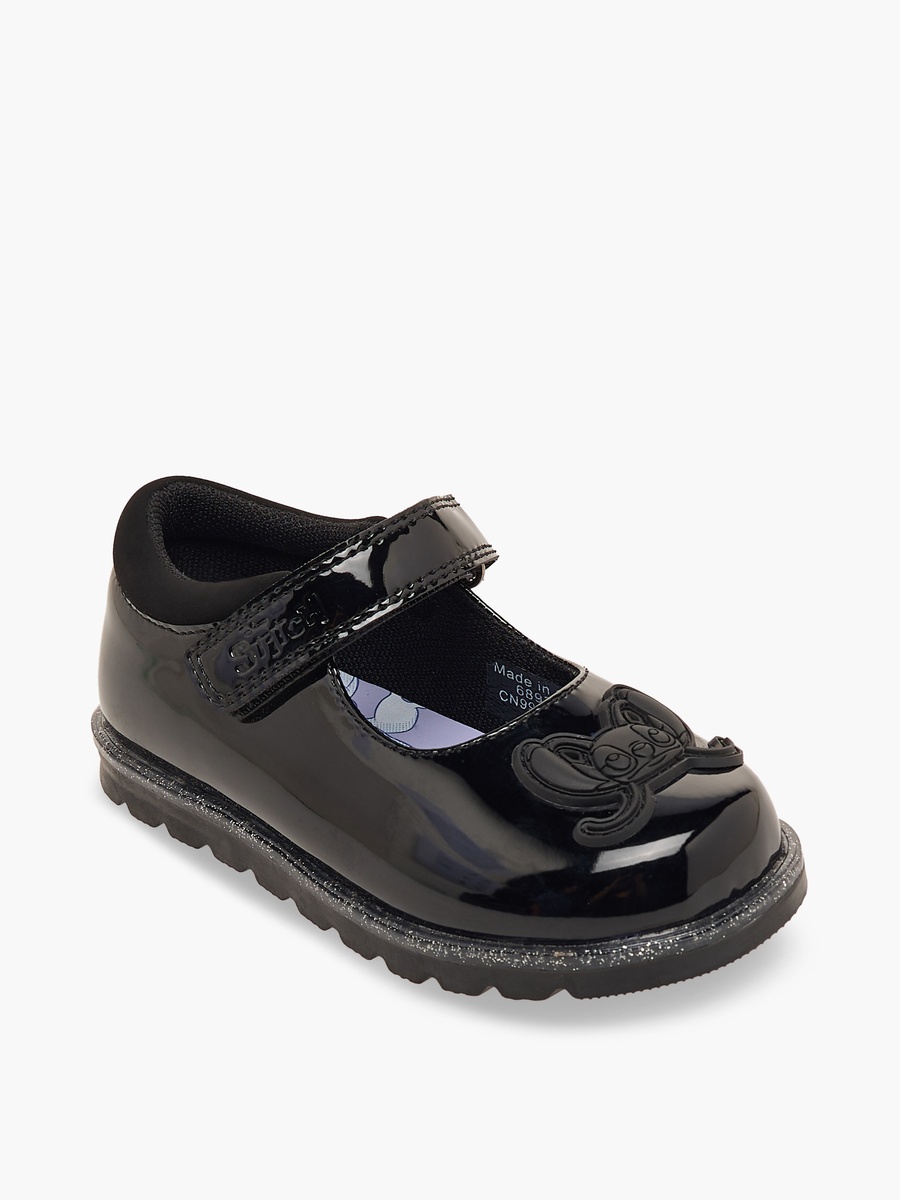 Girls Stitch Mary Jane School Shoes