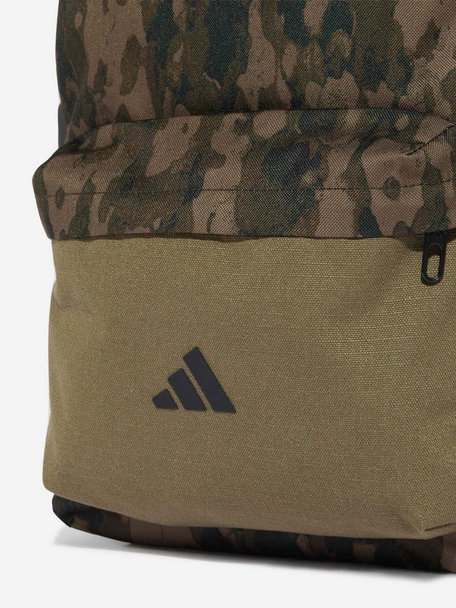 Green Youth Boys Camo Graphic Backpack