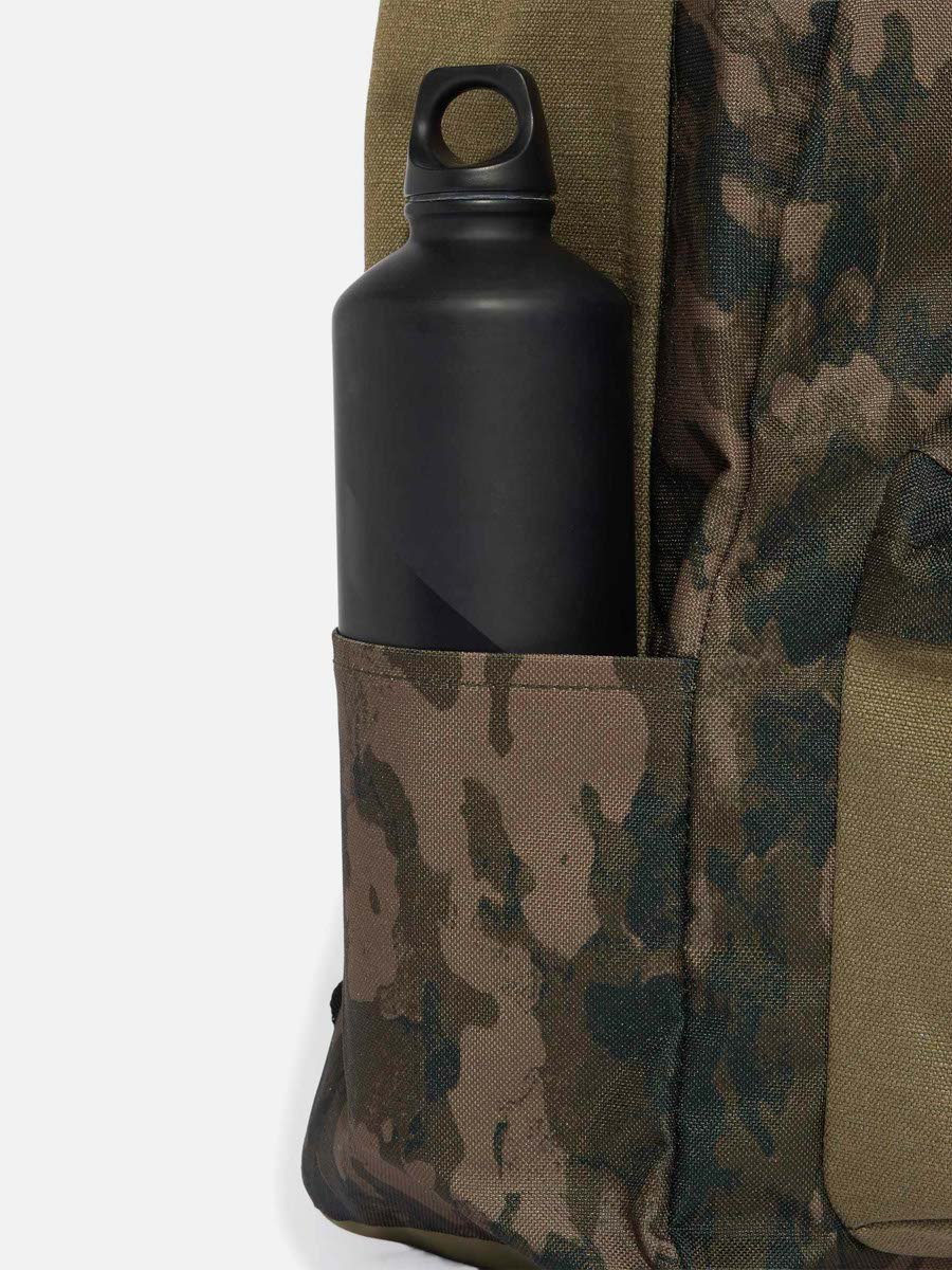 Green Youth Boys Camo Graphic Backpack